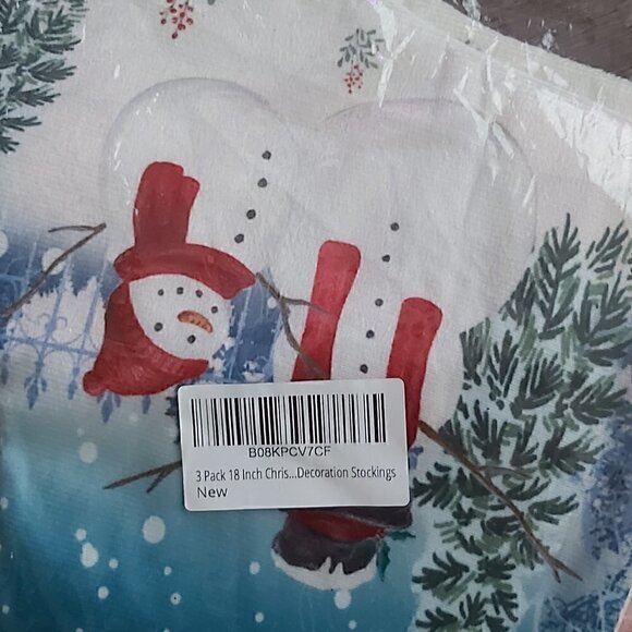 CHRISTMAS Stockings Pack Of 3 - Picture 2 of 2